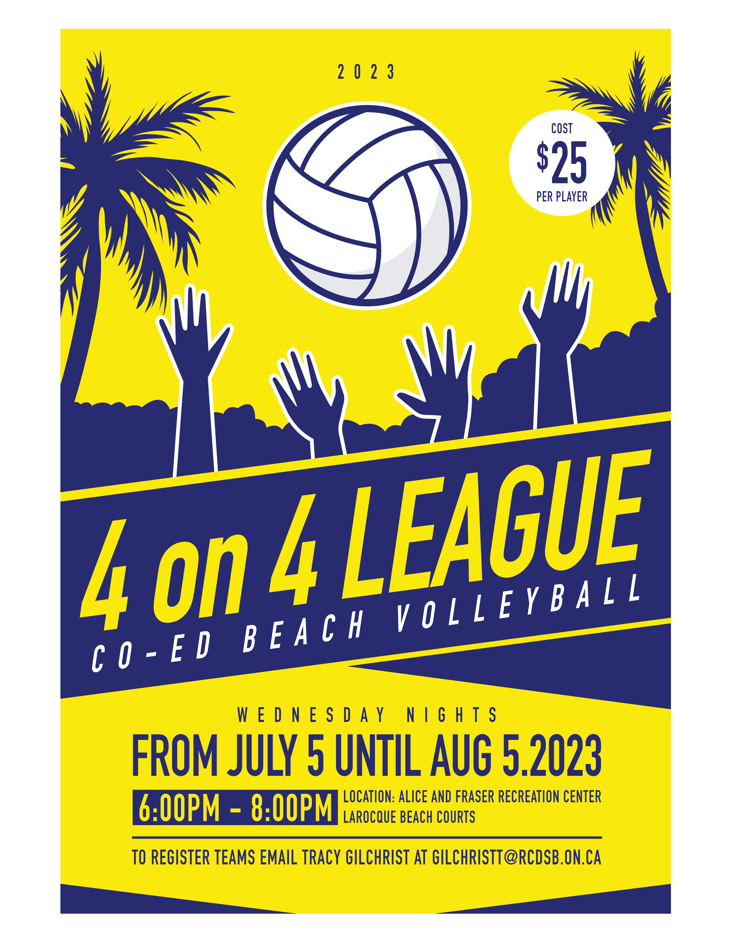 Summer 4 on 4 Beach League