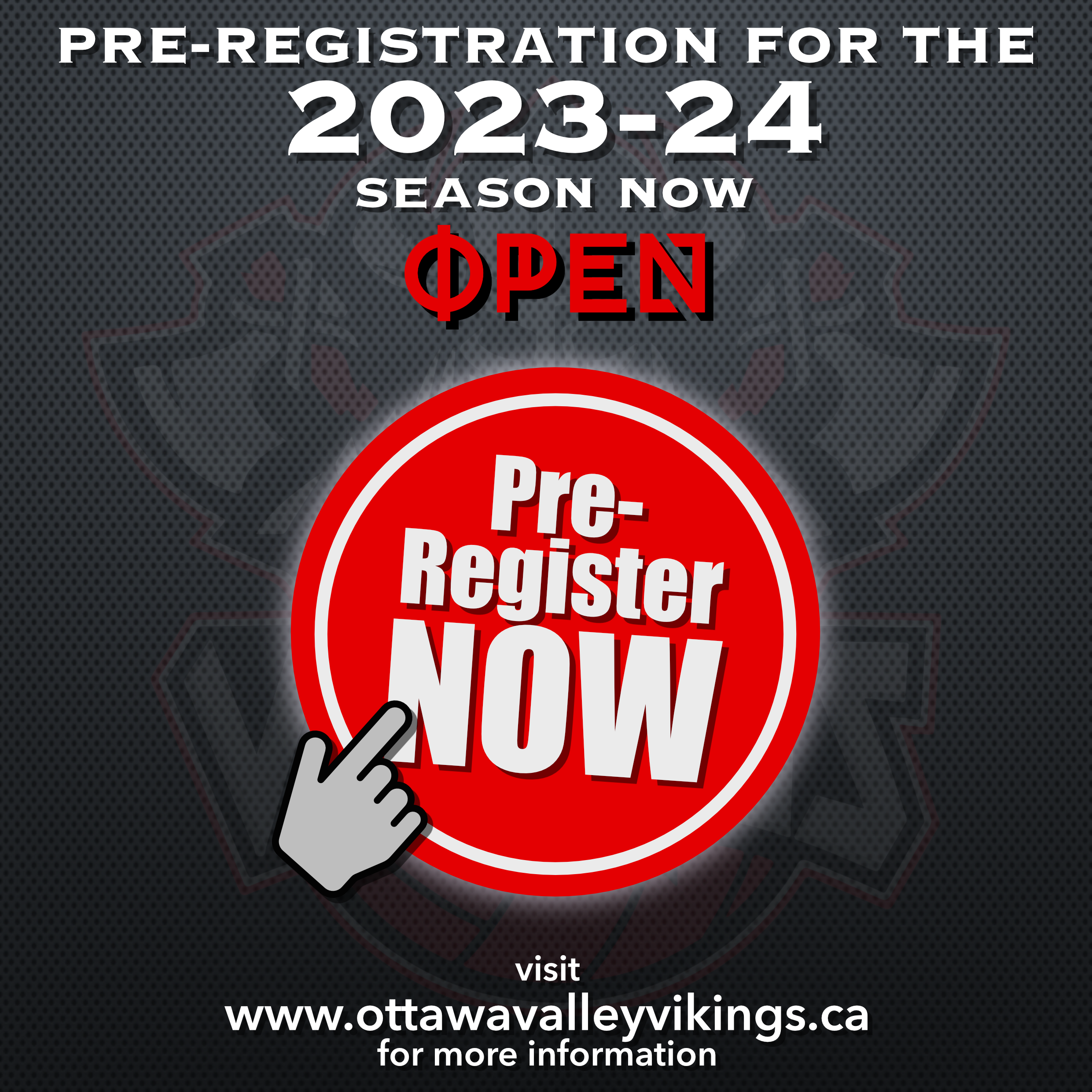 Pre-Registration for the 2023-24 Season Now Open